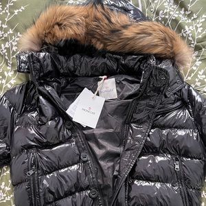 Moncler Mens Bomber Puffer with Fur Hood